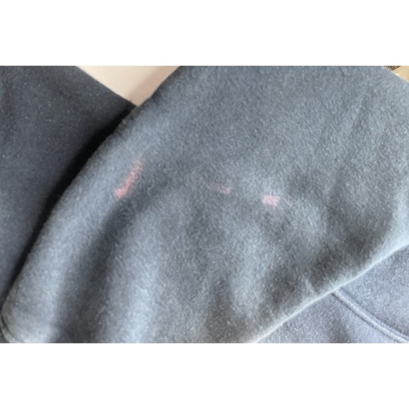 Jansport‎ Navy In Gold Letters Blue Crewneck Sweatshirt Mens Size Small Fleece - Picture 5 of 10